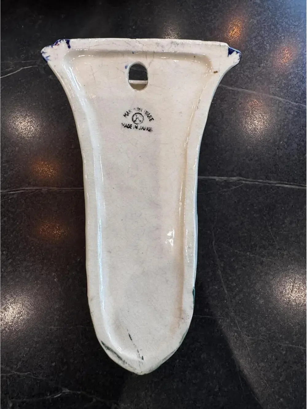 Maruhon Ware Japan Wall Pocket Planter, Vintage